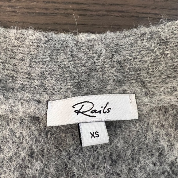 Rails Grey Star Sweater - Picture 2 of 5